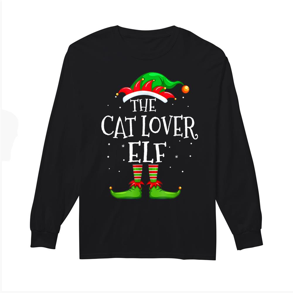 Cat Lover Elf Family Matching Christmas Group Shirt Cat Lover Elf Family Matching Christmas Group Shirt