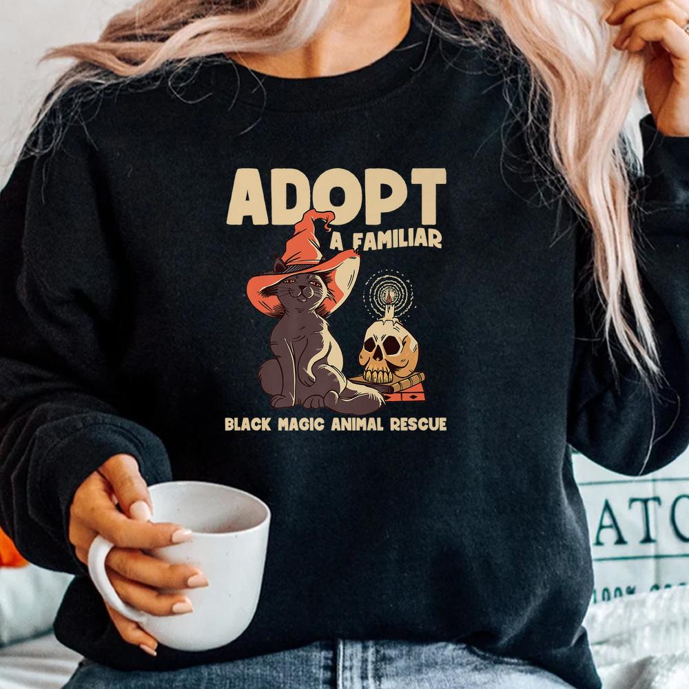 Cat Mom Animal Rescue Worker Cottagecore Halloween Shirt