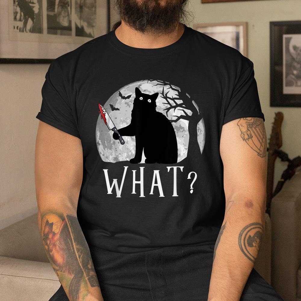Cat What Halloween Cat Shirt Cat What Halloween Cat Shirt