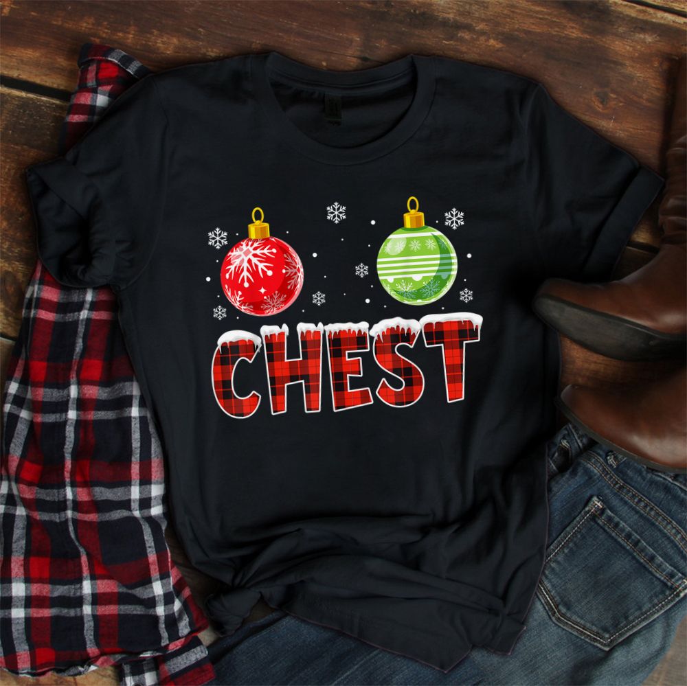 Chest Nuts Matching Chestnuts Christmas Couples Chest Shirt Chest Nuts Matching Chestnuts Christmas Couples Chest Shirt