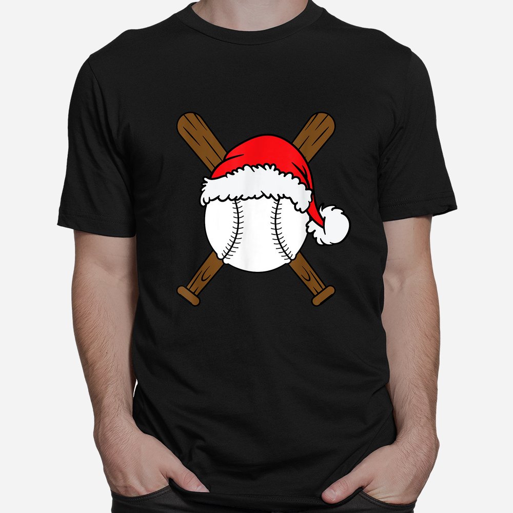 Christmas Baseball Player Santa Sports Shirt Christmas Baseball Player Santa Sports Shirt
