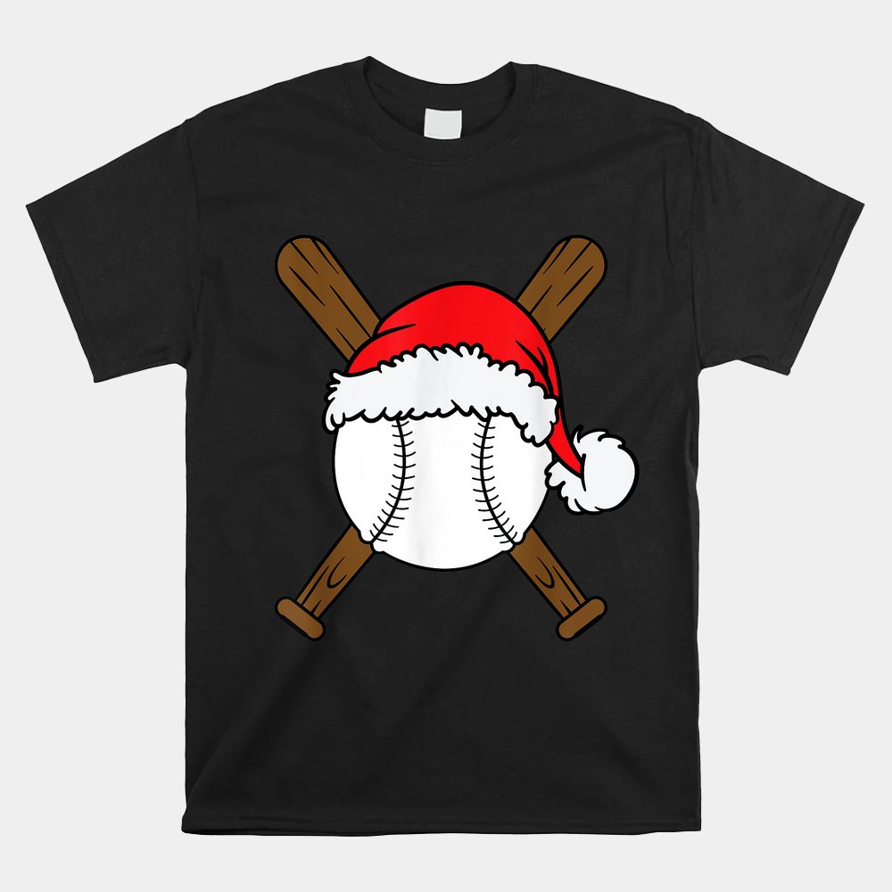 Christmas Baseball Player Santa Sports Shirt Christmas Baseball Player Santa Sports Shirt