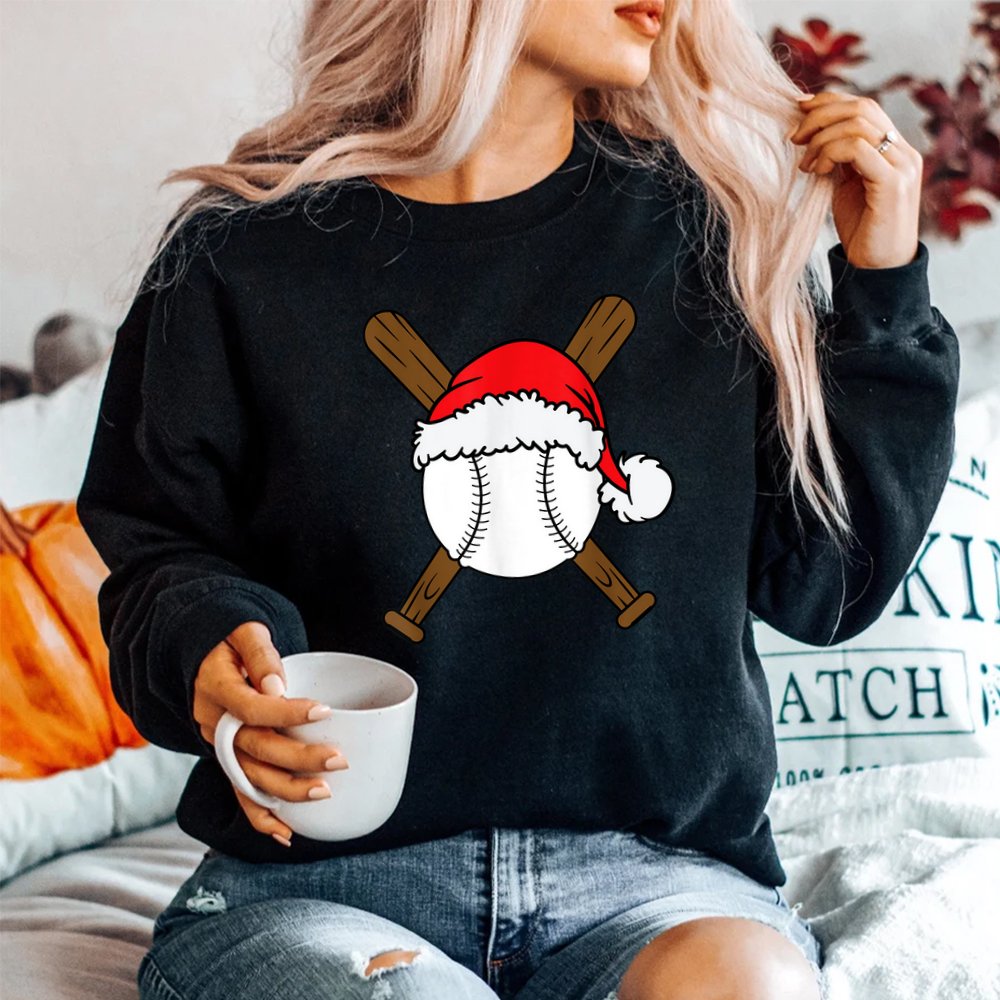 Christmas Baseball Player Santa Sports Shirt Christmas Baseball Player Santa Sports Shirt