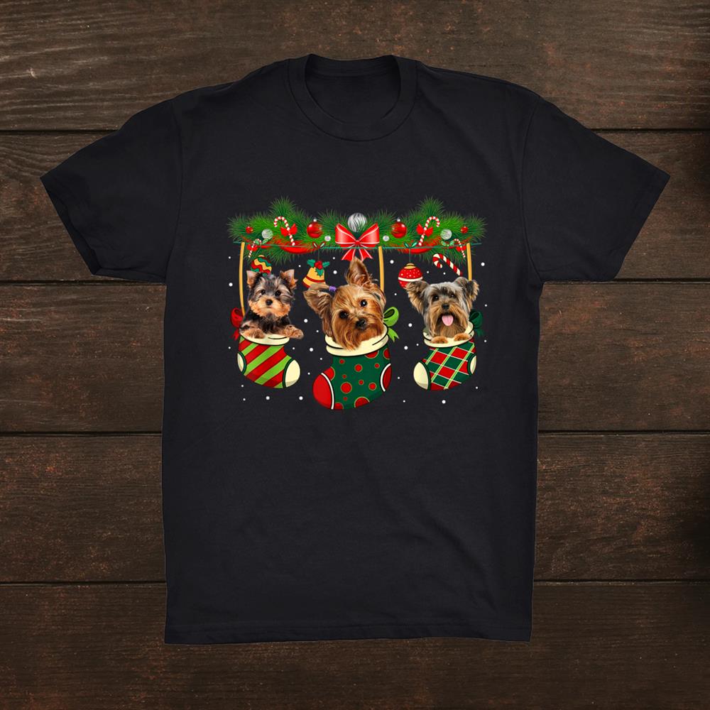 Christmas Cute Cairn Terriers Socks Hanging Shirt Christmas Cute Cairn Terriers Socks Hanging Shirt