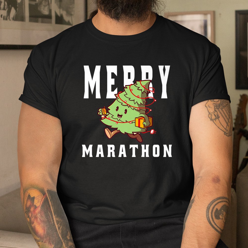 Christmas Marathon Runner Marathon Runner Joke Shirt Christmas Marathon Runner Marathon Runner Joke Shirt