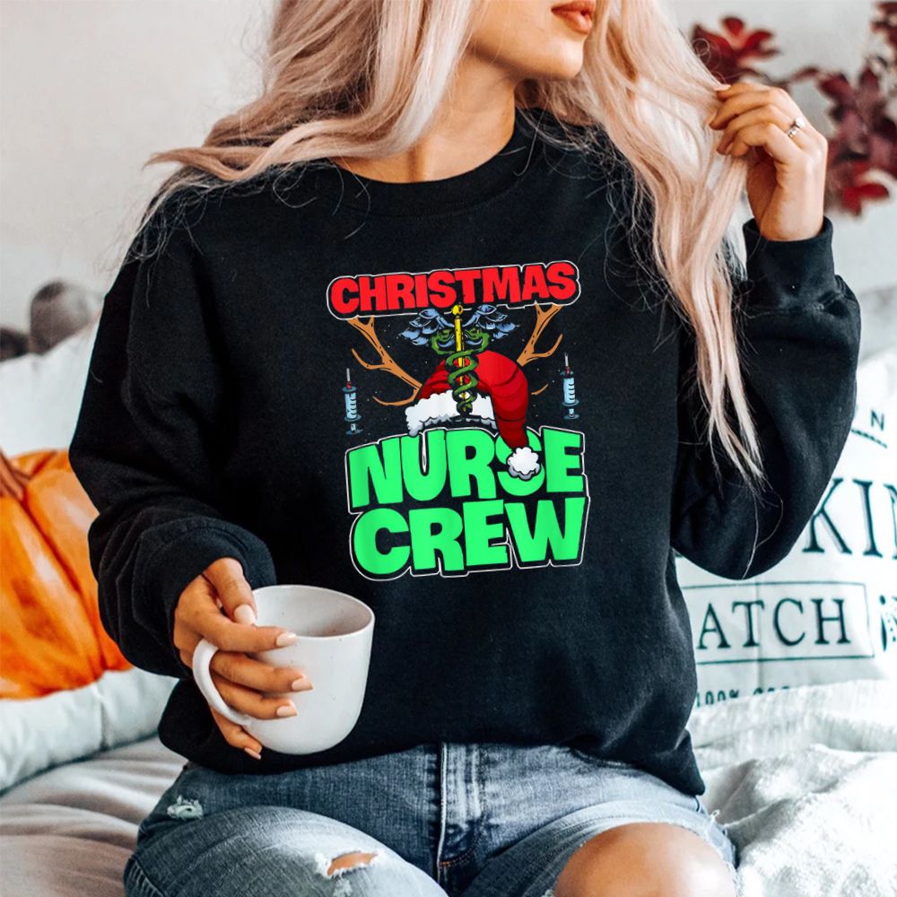 Christmas Nurse Crew Xmas Scrub Tops Christmas Shirt Christmas Nurse Crew Xmas Scrub Tops Christmas Shirt