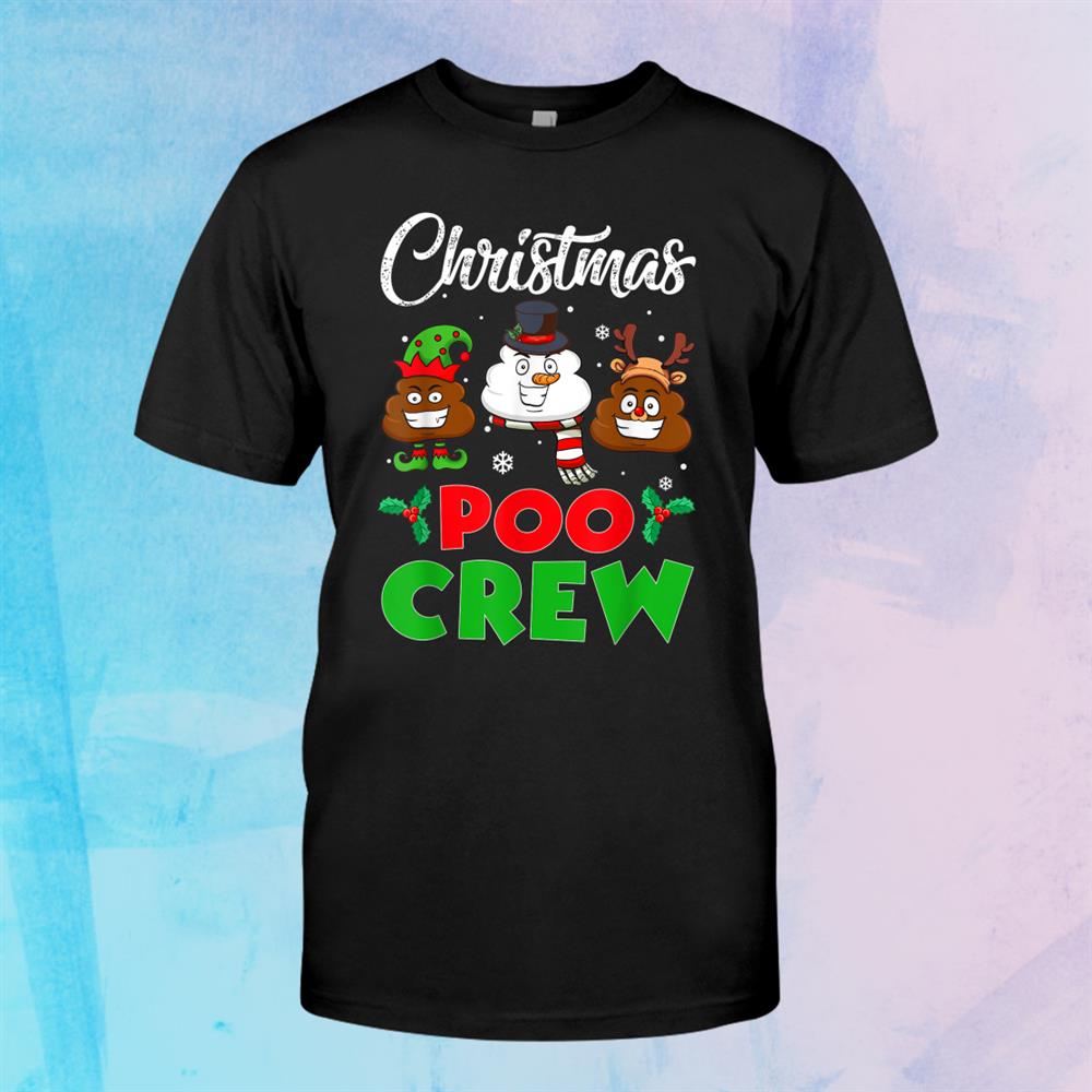 Christmas Poo Crew Funny Christmas Poop Emoji Shirt Christmas Poo Crew Funny Christmas Poop Emoji Shirt