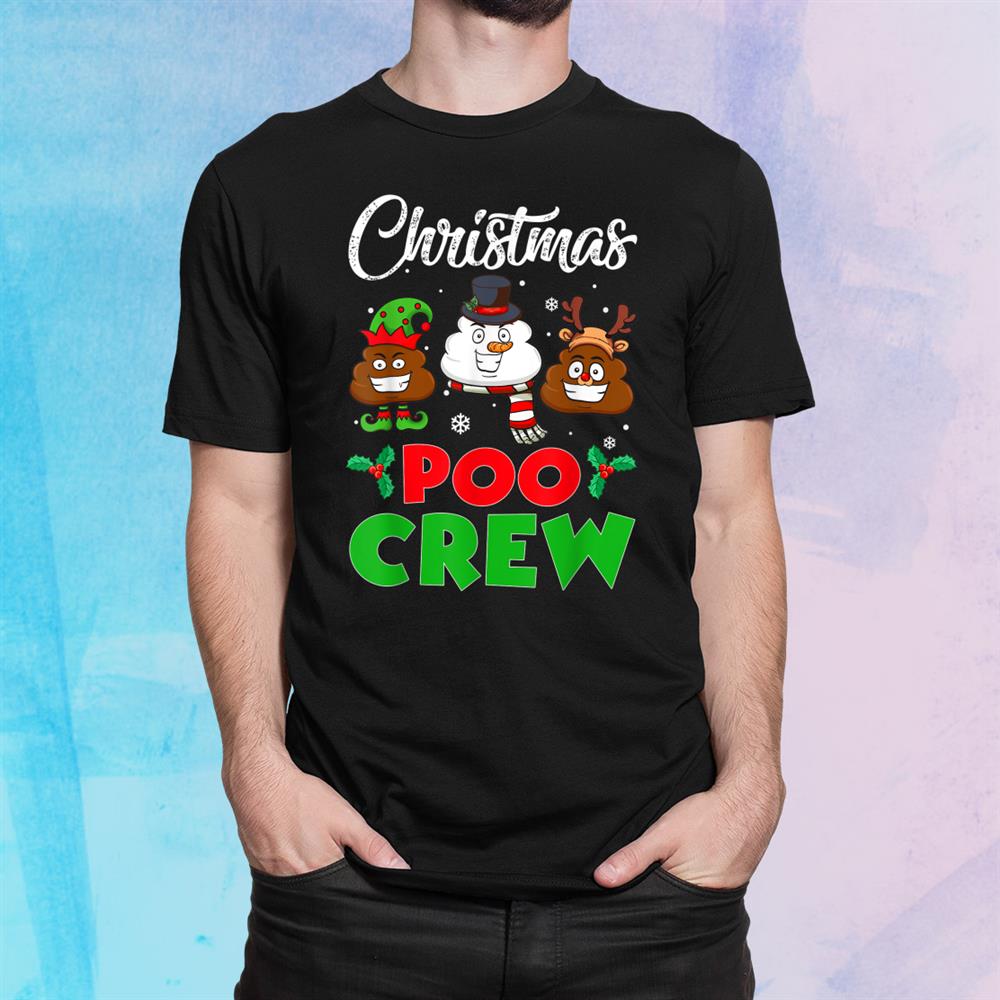Christmas Poo Crew Funny Christmas Poop Emoji Shirt Christmas Poo Crew Funny Christmas Poop Emoji Shirt