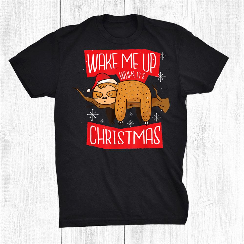 Christmas Sloth Retro Funny Design Sloth Shirt Christmas Sloth Retro Funny Design Sloth Shirt