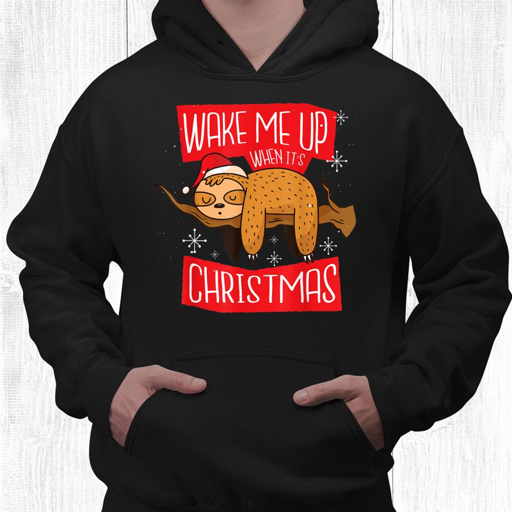 Christmas Sloth Retro Funny Design Sloth Shirt Christmas Sloth Retro Funny Design Sloth Shirt