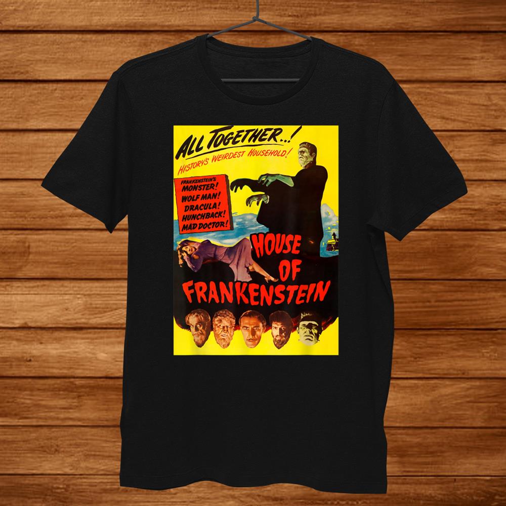 Classic Halloween Monster Poster Horror Movie Frankenstein Shirt Classic Halloween Monster Poster Horror Movie Frankenstein Shirt