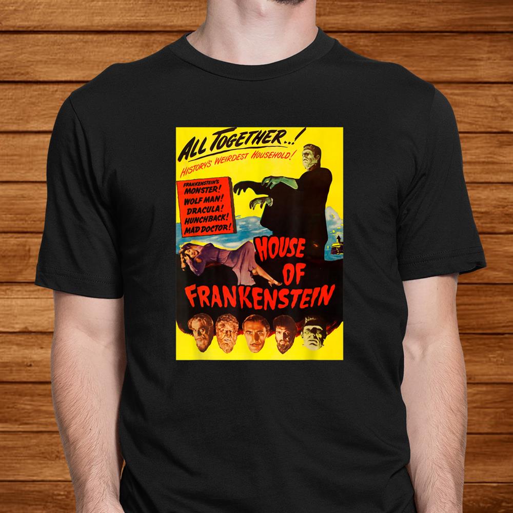 Classic Halloween Monster Poster Horror Movie Frankenstein Shirt Classic Halloween Monster Poster Horror Movie Frankenstein Shirt
