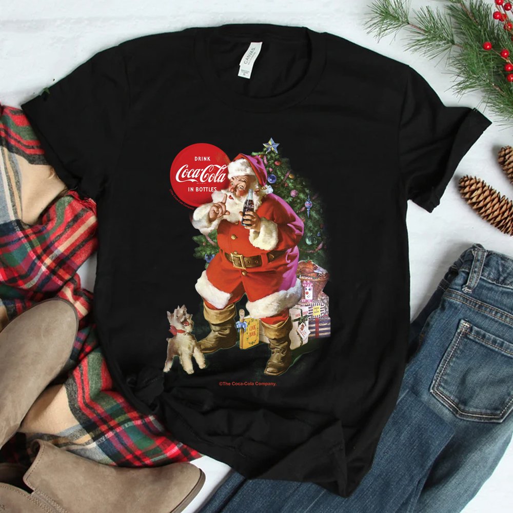 Coca-Cola Santa Claus Christmas Logo Shirt Coca-Cola Santa Claus Christmas Logo Shirt