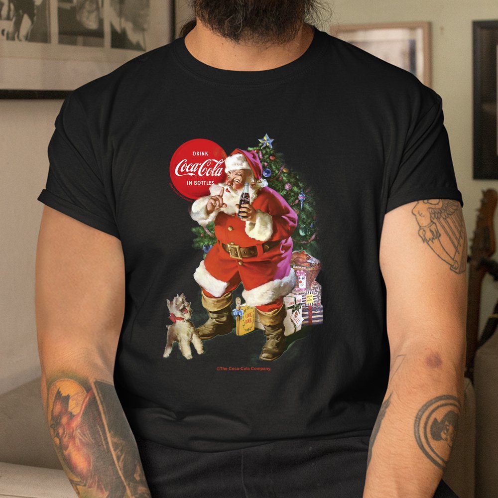 Coca-Cola Santa Claus Christmas Logo Shirt Coca-Cola Santa Claus Christmas Logo Shirt