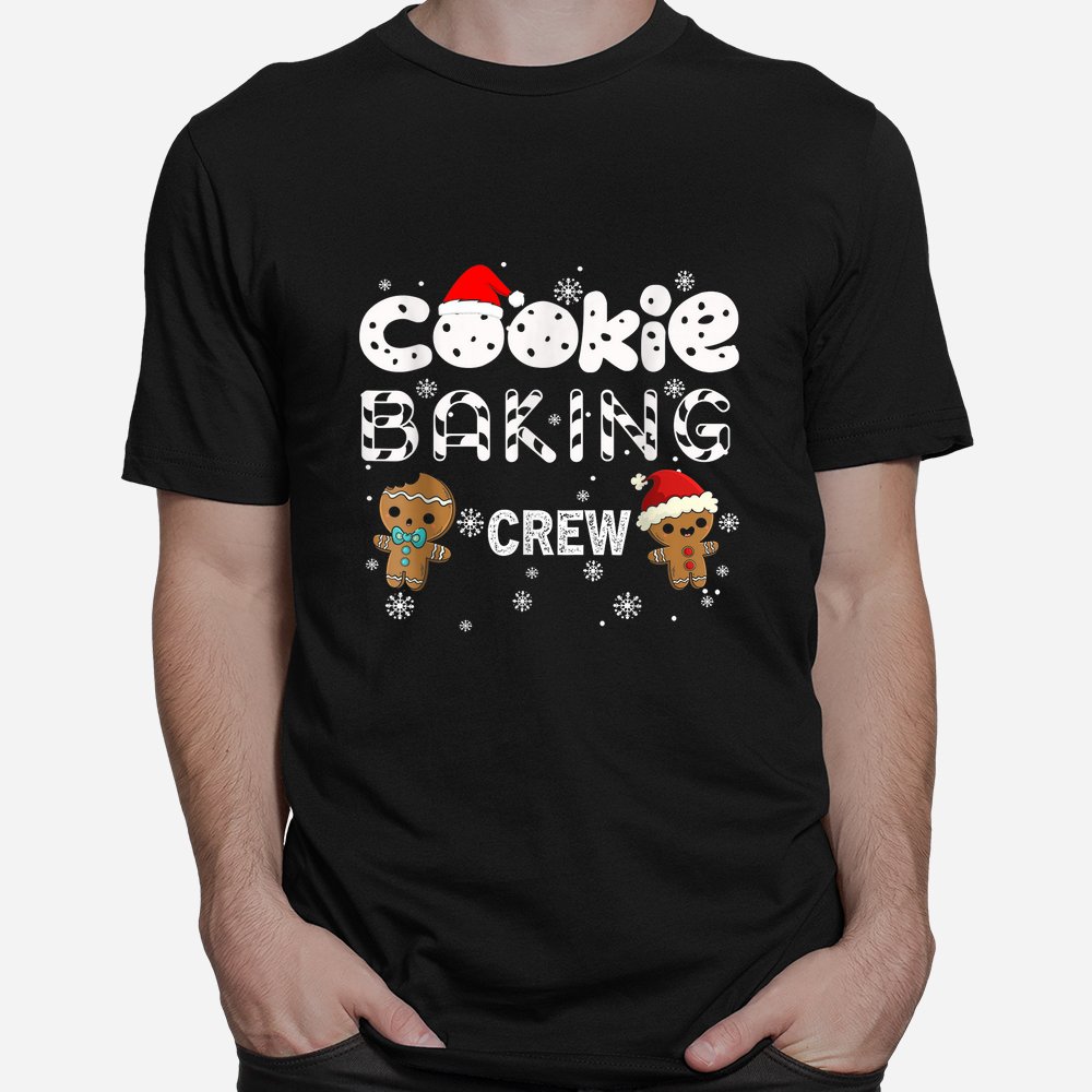 Cookie Baking Crew Gingerbread Christmas Costume Pajamas Shirt Cookie Baking Crew Gingerbread Christmas Costume Pajamas Shirt