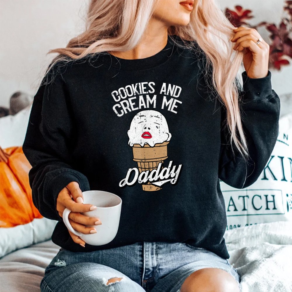 Cookies And Cream Me Daddy Lazy Halloween Shirt Cookies And Cream Me Daddy Lazy Halloween Shirt