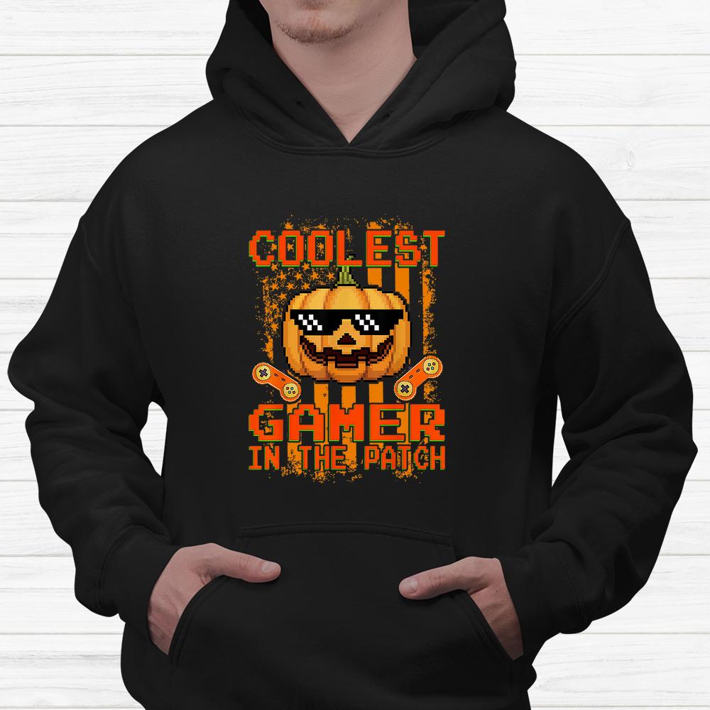Coolest Gamer In The Patch Pumpkin Halloween Shirt Coolest Gamer In The Patch Pumpkin Halloween Shirt