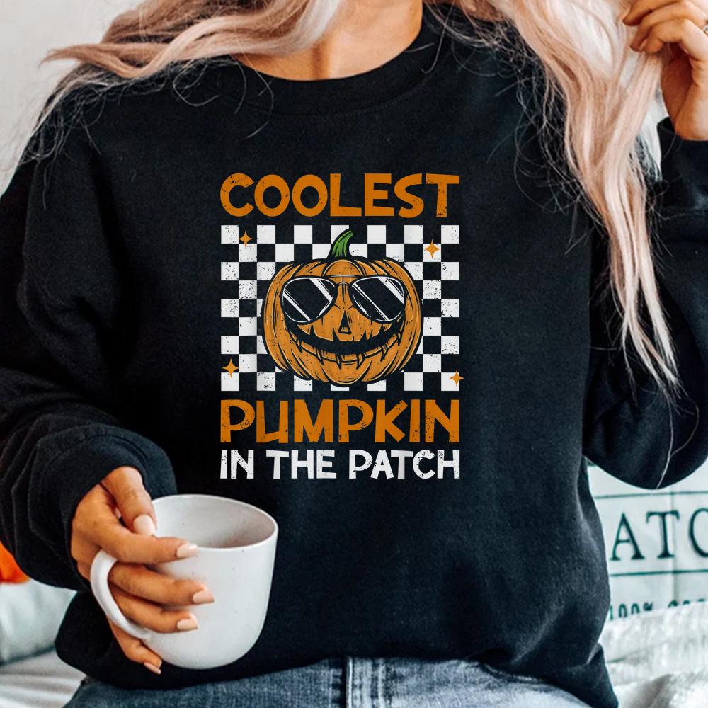 Coolest Pumpkin In The Patch Groovy Halloween Shirt Coolest Pumpkin In The Patch Groovy Halloween Shirt