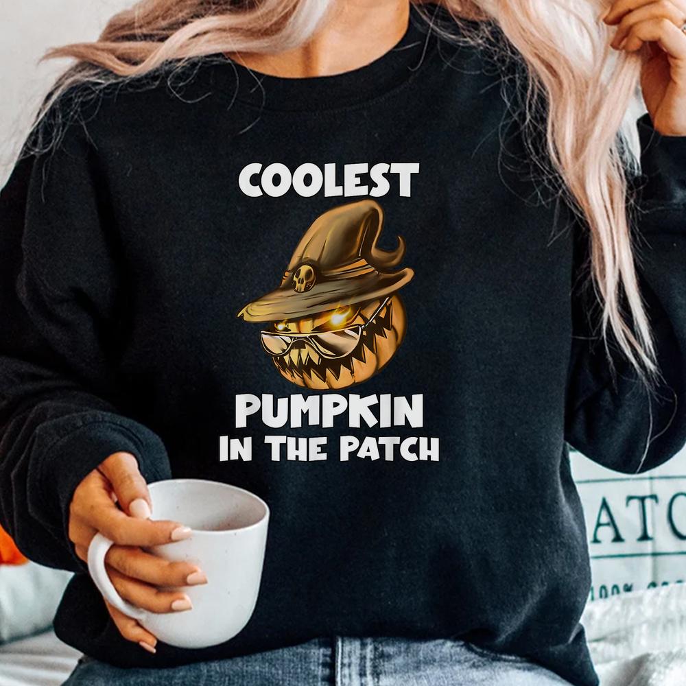Coolest Pumpkin In The Patch Halloween Pumpkin Shirt Coolest Pumpkin In The Patch Halloween Pumpkin Shirt