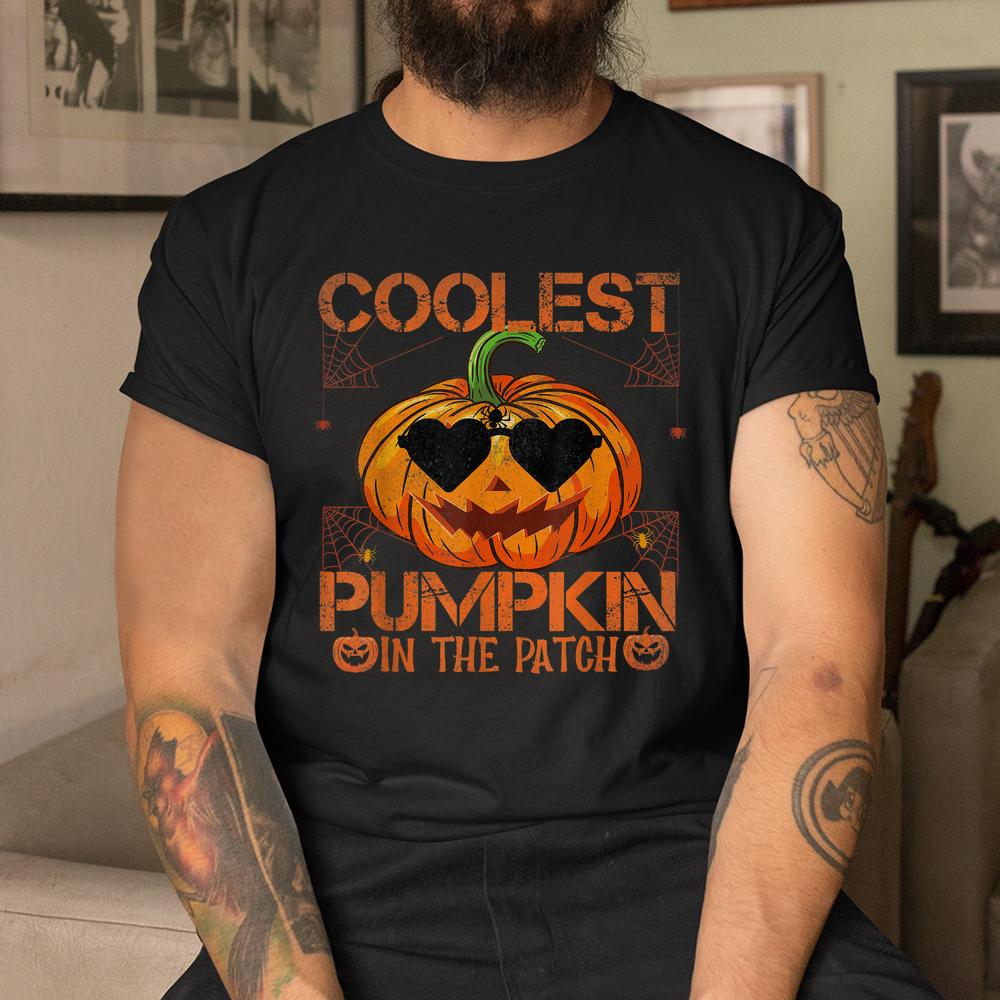 Coolest Pumpkin In The Patch Halloween Pumpkin Sunglasses Shirt Coolest Pumpkin In The Patch Halloween Pumpkin Sunglasses Shirt