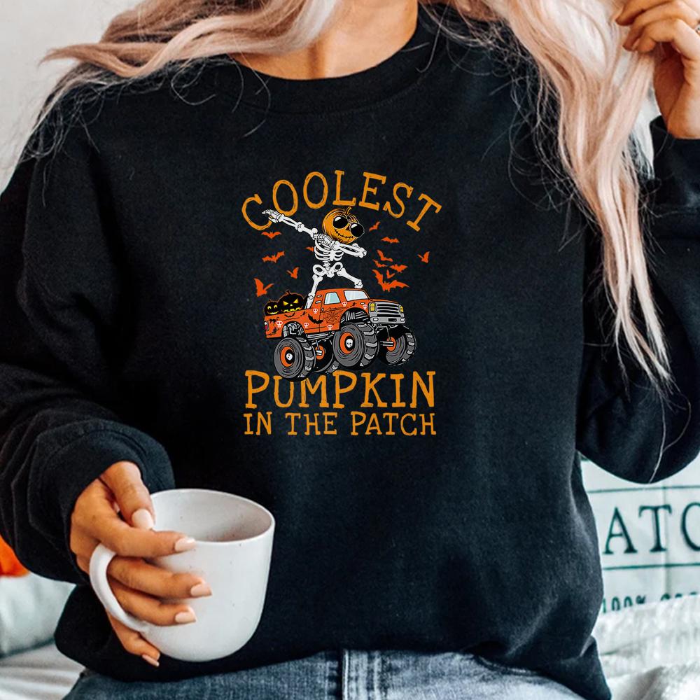 Coolest Pumpkin In The Patch Pumpkin Halloween Shirt Coolest Pumpkin In The Patch Pumpkin Halloween Shirt