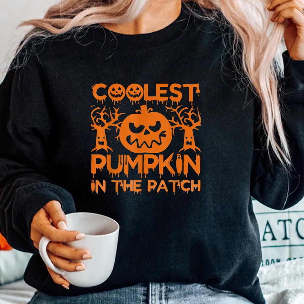 Coolest Pumpkin In The Patch Thanksgiving Halloween Shirt Coolest Pumpkin In The Patch Thanksgiving Halloween Shirt