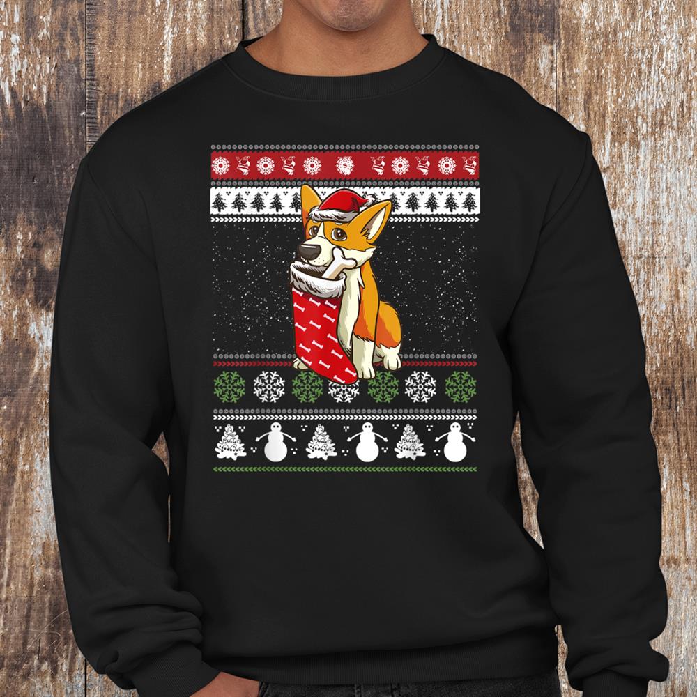 Corgi Dog Stockings Ugly Christmas Dog Lovercorgi Shirt Corgi Dog Stockings Ugly Christmas Dog Lovercorgi Shirt