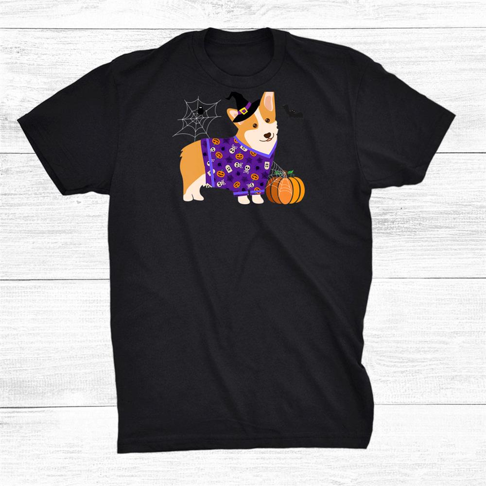 Corgi Owner With Pumpkin Corgis Witch Halloween Shirt Corgi Owner With Pumpkin Corgis Witch Halloween Shirt