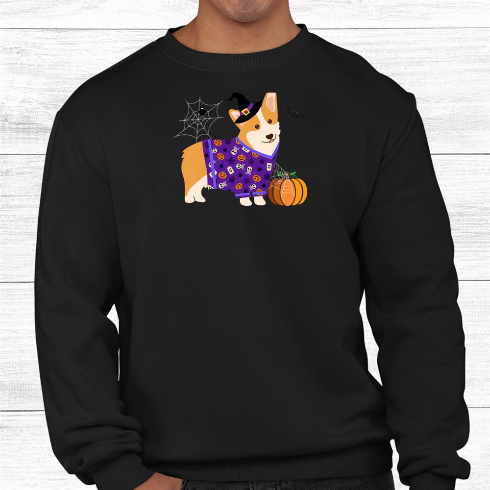 Corgi Owner With Pumpkin Corgis Witch Halloween Shirt Corgi Owner With Pumpkin Corgis Witch Halloween Shirt