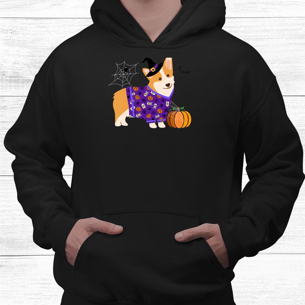 Corgi Owner With Pumpkin Corgis Witch Halloween Shirt Corgi Owner With Pumpkin Corgis Witch Halloween Shirt