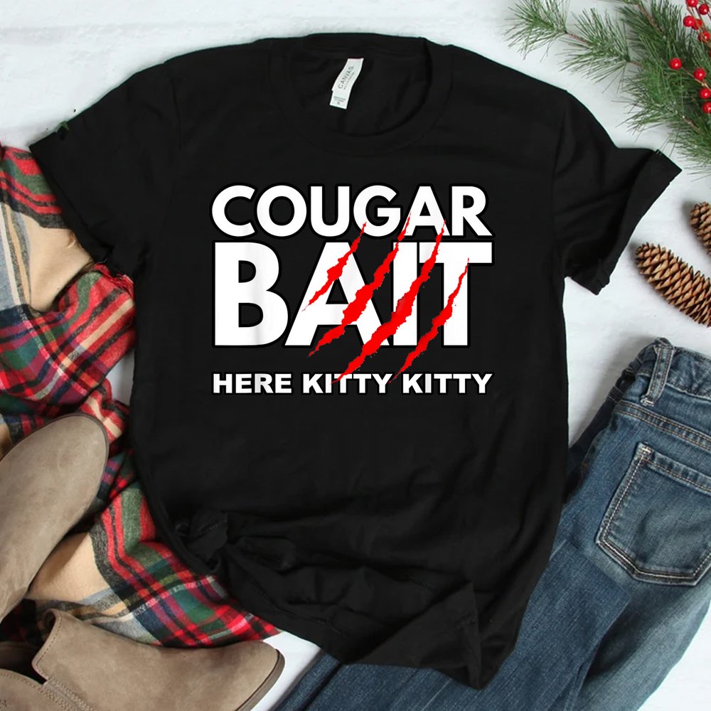 Cougar Bait Older Woman Younger Man Halloween Shirt Cougar Bait Older Woman Younger Man Halloween Shirt
