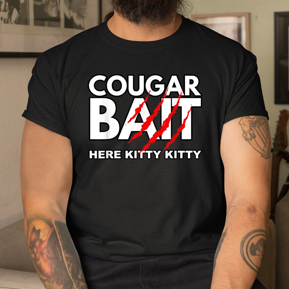 Cougar Bait Older Woman Younger Man Halloween Shirt Cougar Bait Older Woman Younger Man Halloween Shirt