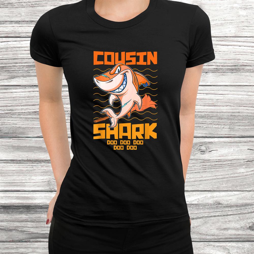 Cousin Shark Doo Doo Doo Tee Family Shark Halloween Shirt Cousin Shark Doo Doo Doo Tee Family Shark Halloween Shirt