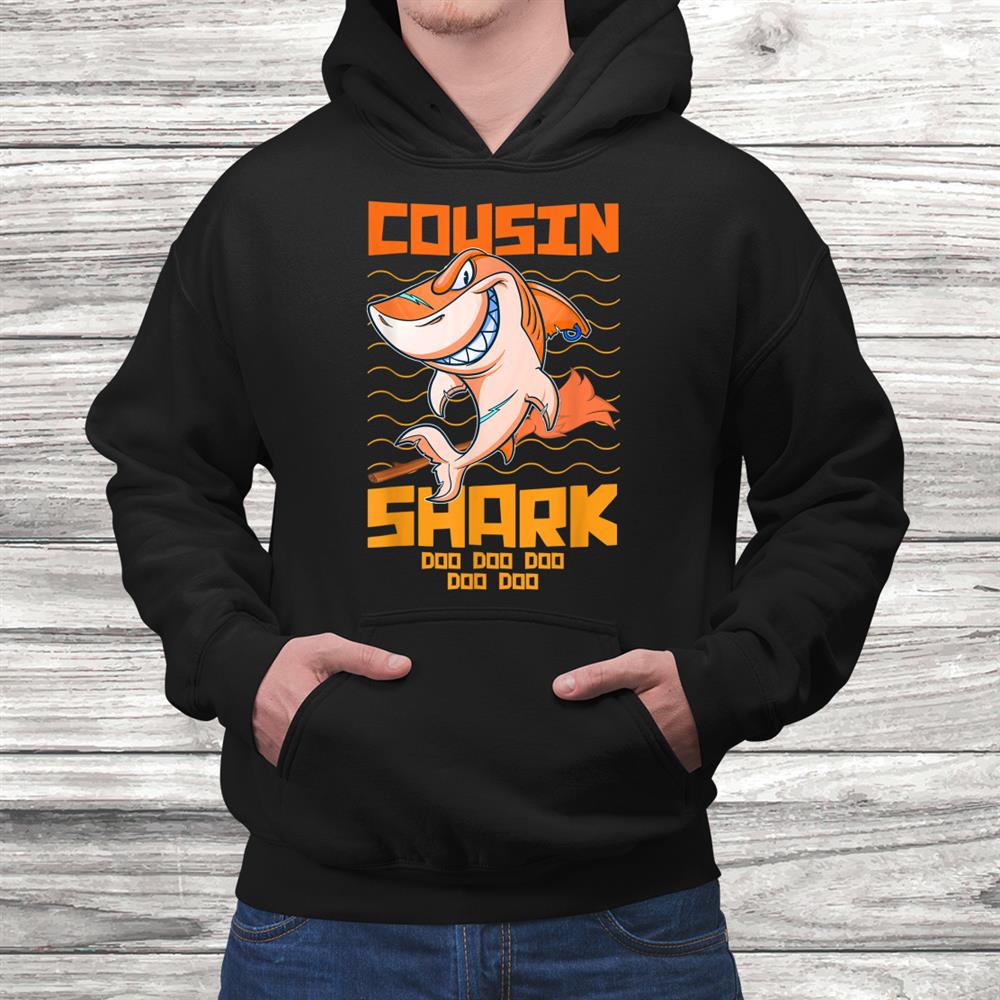 Cousin Shark Doo Doo Doo Tee Family Shark Halloween Shirt Cousin Shark Doo Doo Doo Tee Family Shark Halloween Shirt