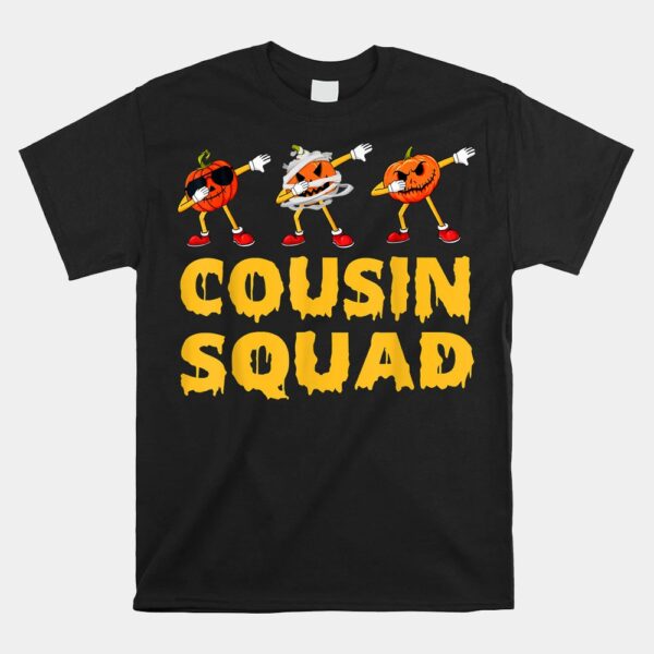 Cousin Squad Halloween Cousin Crew Funny Halloween Pumpkins Shirt
