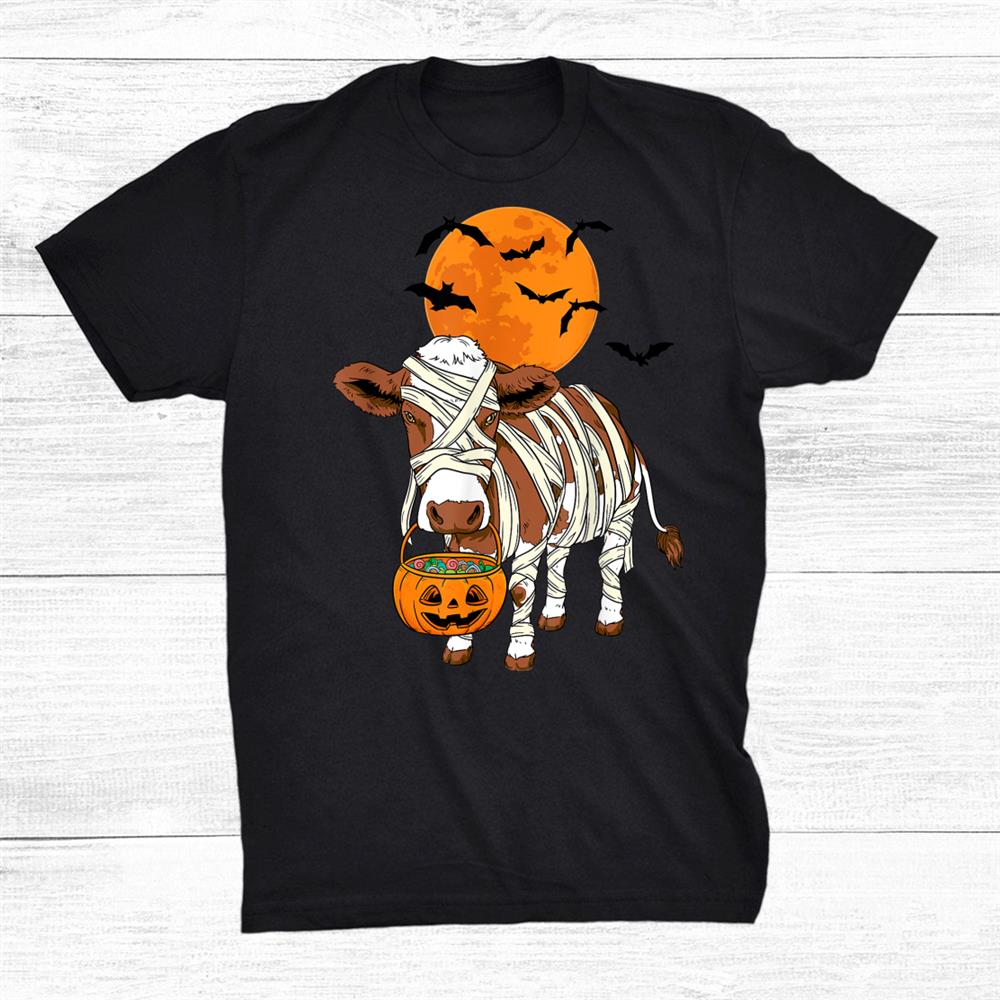 Cow Mummy Funny Halloween Farmer Shirt Cow Mummy Funny Halloween Farmer Shirt