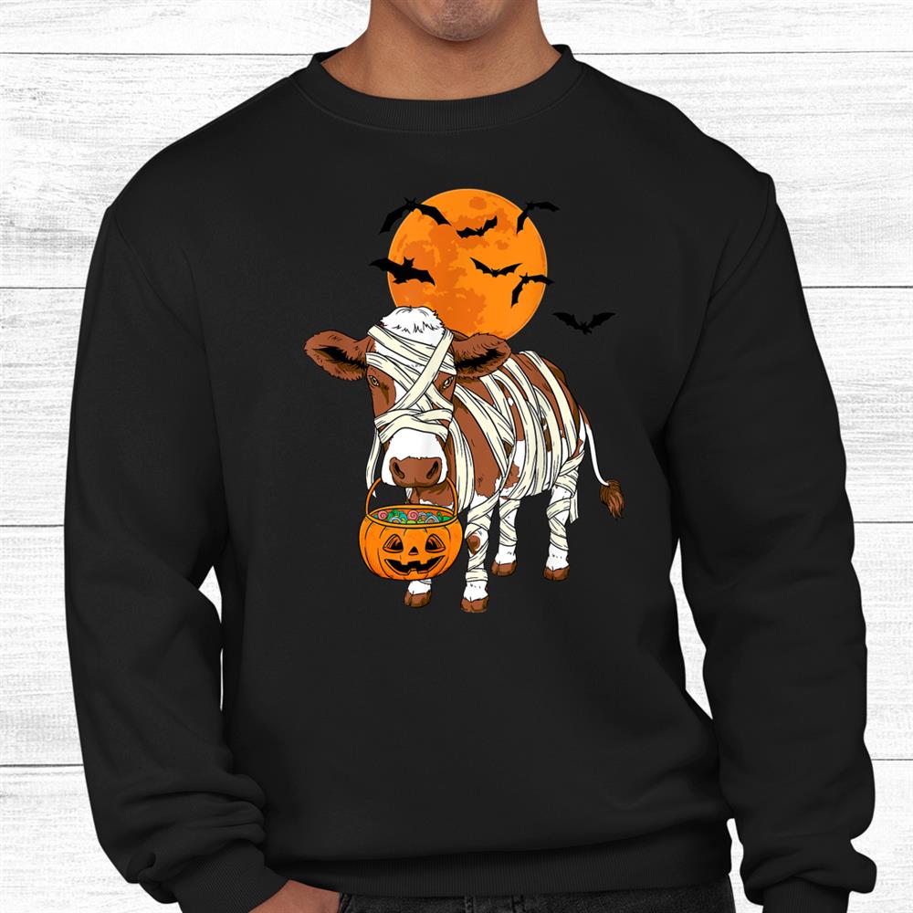 Cow Mummy Funny Halloween Farmer Shirt Cow Mummy Funny Halloween Farmer Shirt