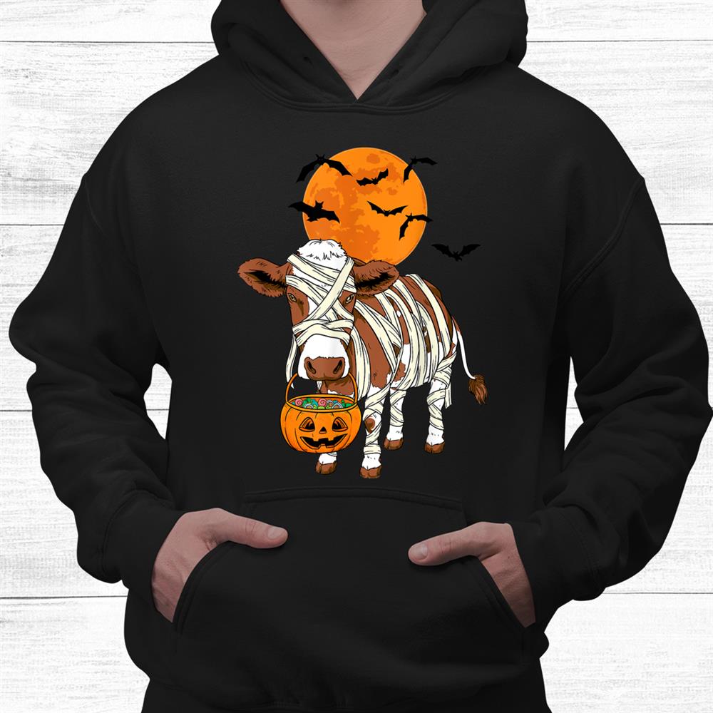 Cow Mummy Funny Halloween Farmer Shirt Cow Mummy Funny Halloween Farmer Shirt