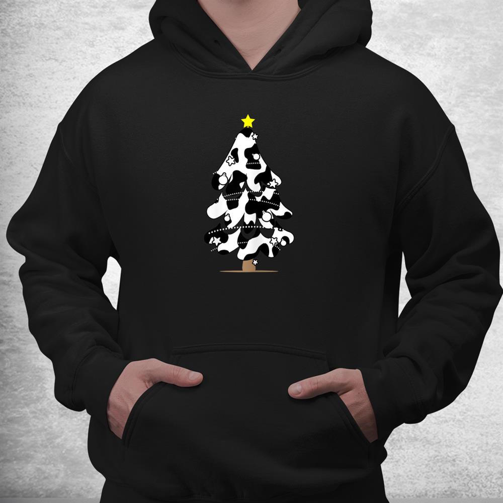 Cow Pattern Design Christmas Tree Shirt Cow Pattern Design Christmas Tree Shirt