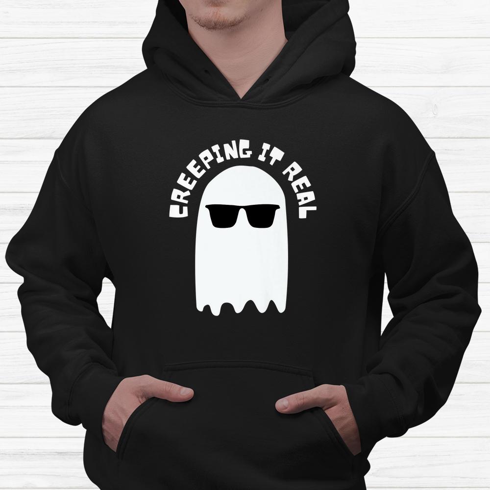 Creeping It Real Fall Ghost Sunglasses Halloween Shirt Creeping It Real Fall Ghost Sunglasses Halloween Shirt