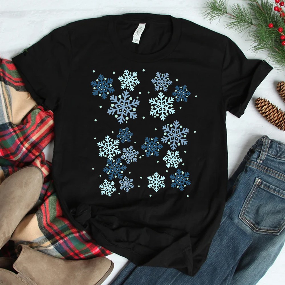 Cute Christmas Snowflake Snowfall Shirt Cute Christmas Snowflake Snowfall Shirt