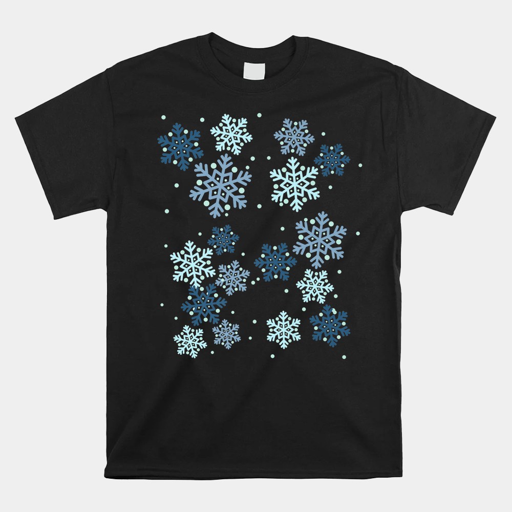 Cute Christmas Snowflake Snowfall Shirt Cute Christmas Snowflake Snowfall Shirt