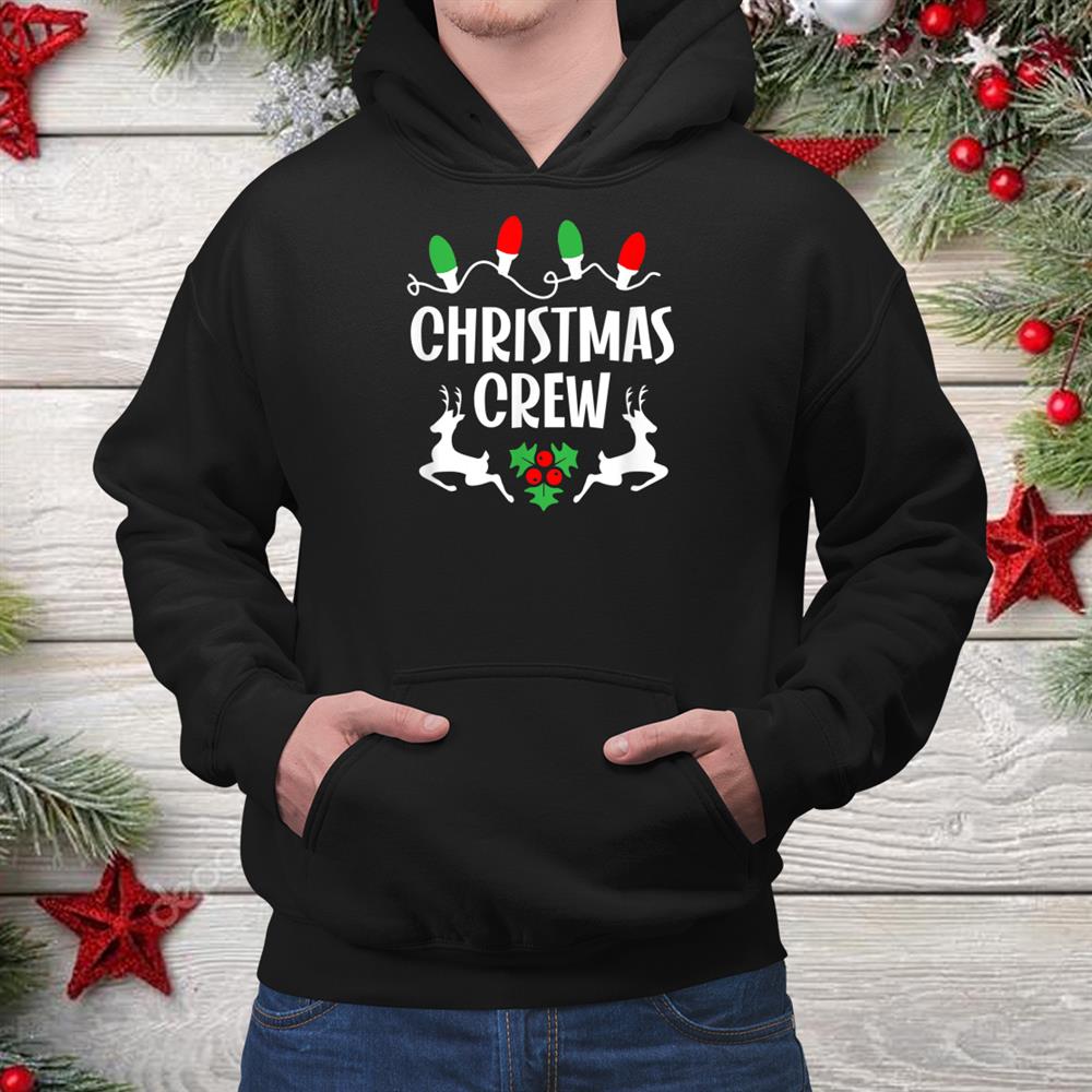 Cute Family Christmas Crew Matching Pajama Lights Shirt Cute Family Christmas Crew Matching Pajama Lights Shirt