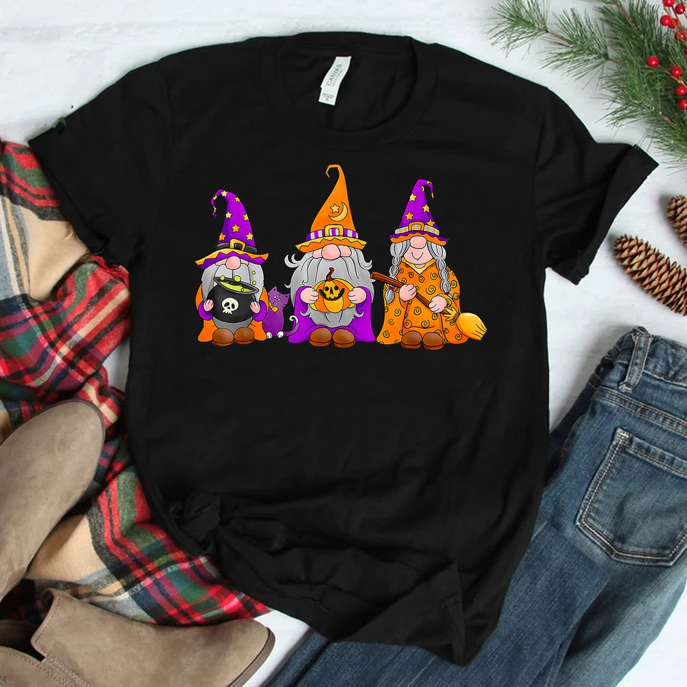 Cute Gnomes Autumn Pumpkin Fall Funny Halloween Shirt Cute Gnomes Autumn Pumpkin Fall Funny Halloween Shirt