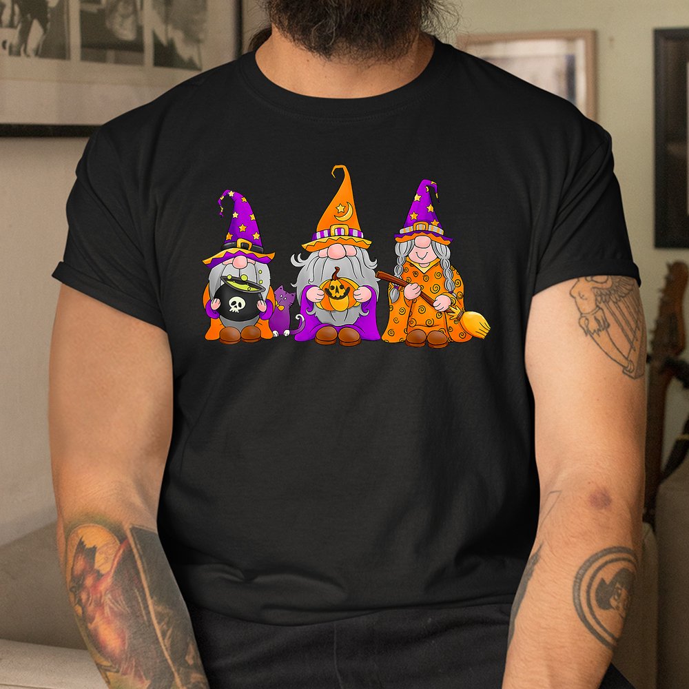 Cute Gnomes Autumn Pumpkin Fall Funny Halloween Shirt Cute Gnomes Autumn Pumpkin Fall Funny Halloween Shirt