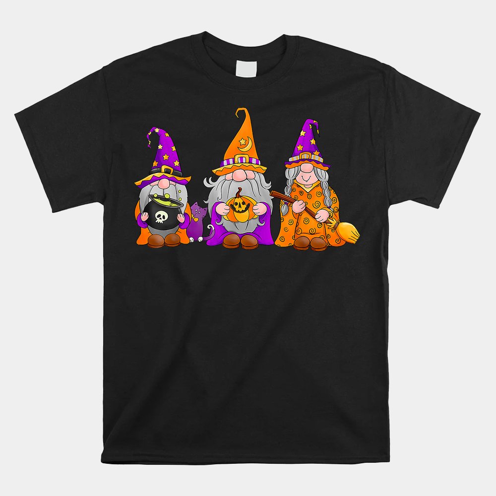 Cute Gnomes Autumn Pumpkin Fall Funny Halloween Shirt Cute Gnomes Autumn Pumpkin Fall Funny Halloween Shirt