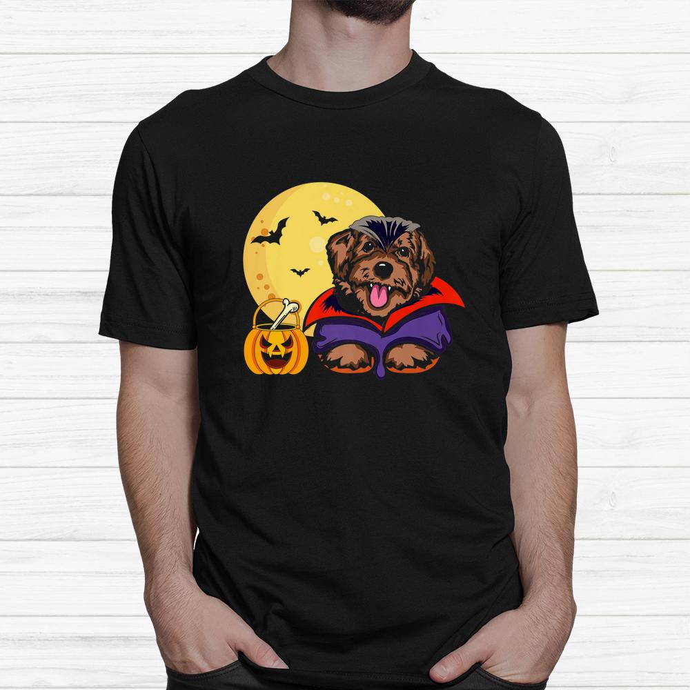 Cute Maltipo Dog With Halloween Spooky Dog Halloween Shirt Cute Maltipo Dog With Halloween Spooky Dog Halloween Shirt
