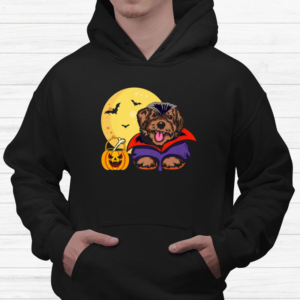 Cute Maltipo Dog With Halloween Spooky Dog Halloween Shirt Cute Maltipo Dog With Halloween Spooky Dog Halloween Shirt