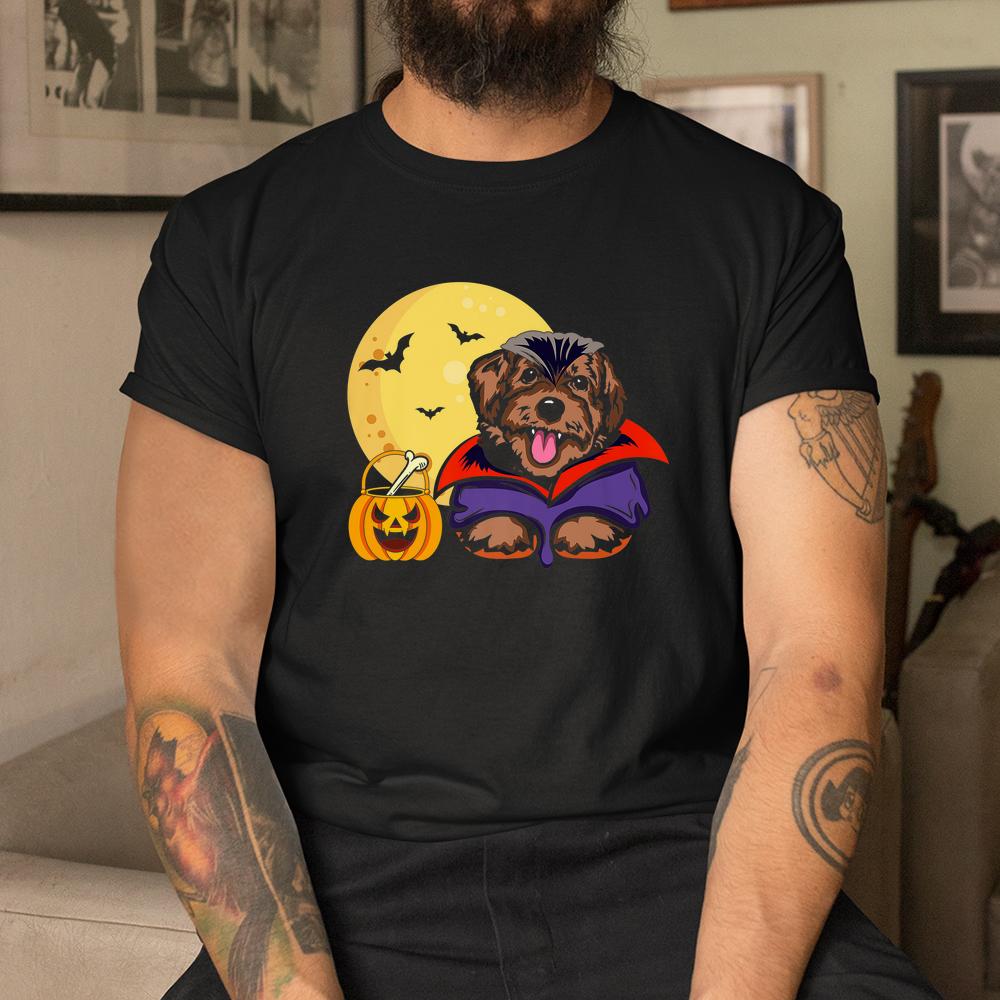 Cute Maltipo Dog With Halloween Spooky Dog Halloween Shirt Cute Maltipo Dog With Halloween Spooky Dog Halloween Shirt