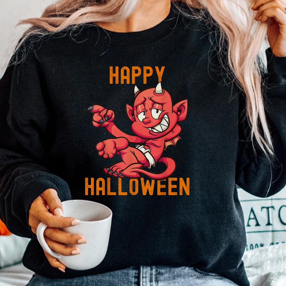 Cute Scary Red Devil Halloween Shirt Cute Scary Red Devil Halloween Shirt